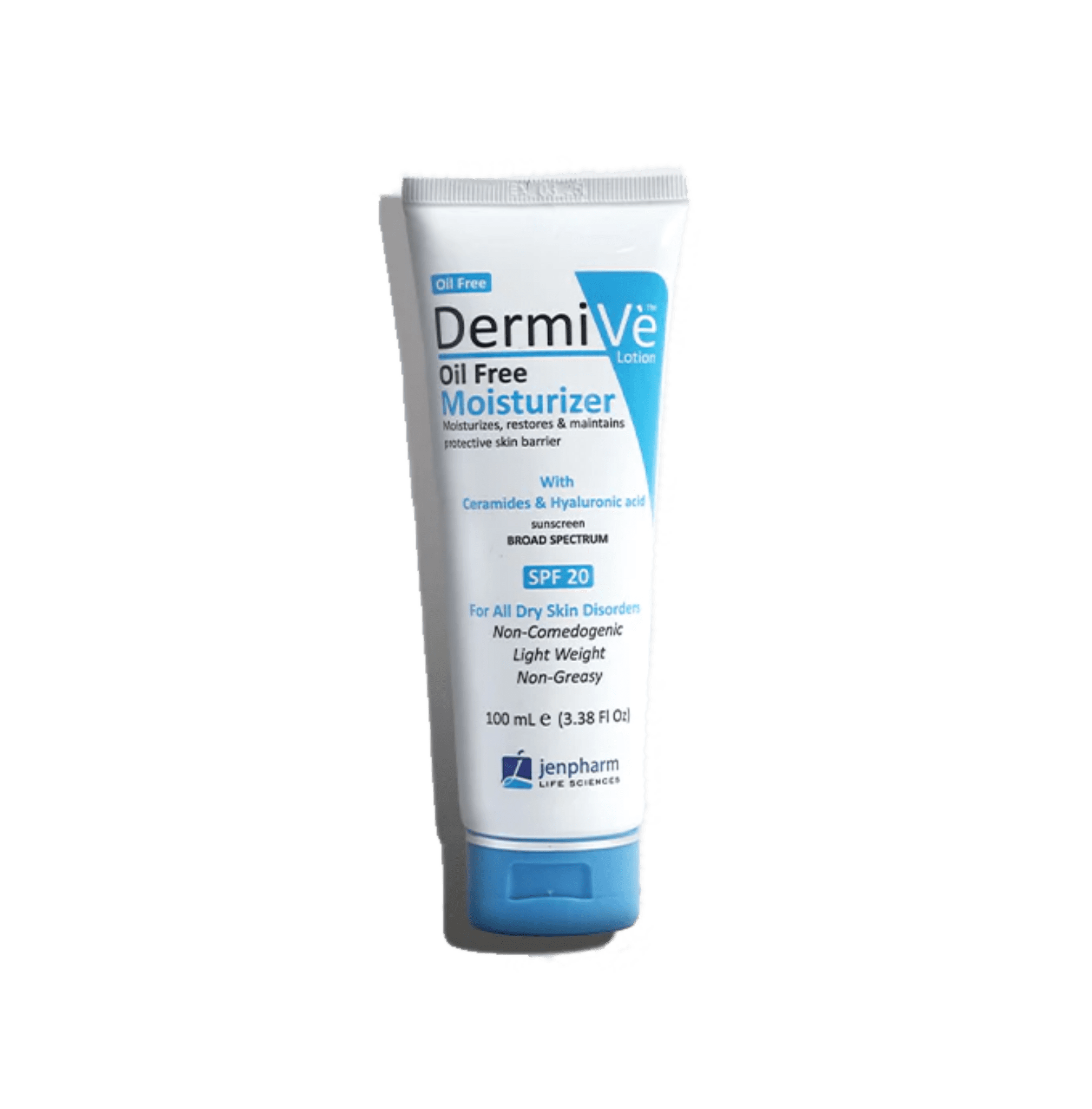 Dermive Oil Free Moisturizer - Ceramides & Hyaluronic - Jenpharm